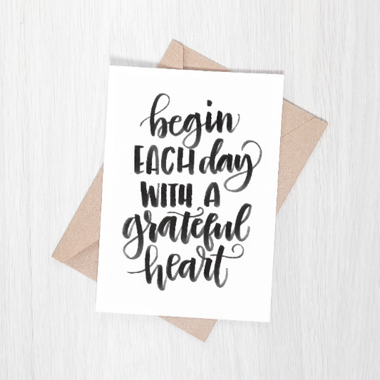 CARD: Grateful Heart
