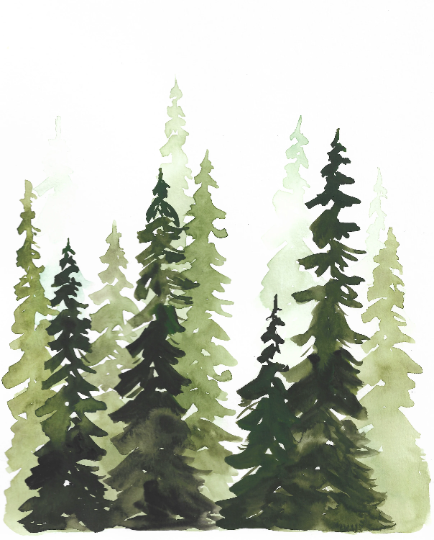 CARD: Winter Trees